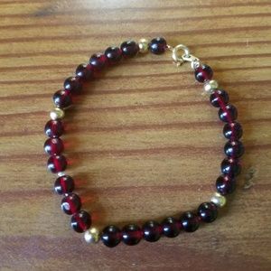 Red and gold bracelet